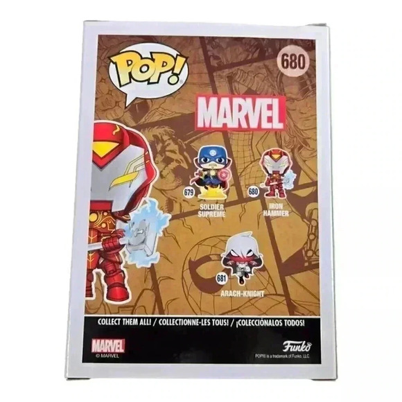 Funko Pop Iron Hammer Infinity Warps Glow In The Dark Only At Target Mar… - Picture 2 of 3